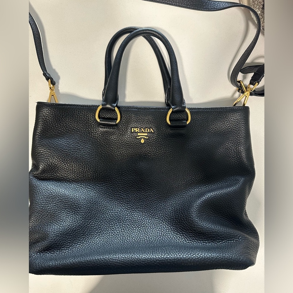 PRADA Large Leather Tote